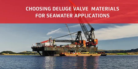 Choosing Deluge Valve Materials for Seawater Applications